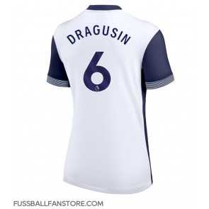 Tottenham Hotspur Radu Dragusin #6 Replik Heimtrikot Damen 2024-25 Kurzarm